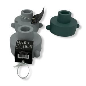 Paddywax Taper + Tea Light Candle Holder Set of 3